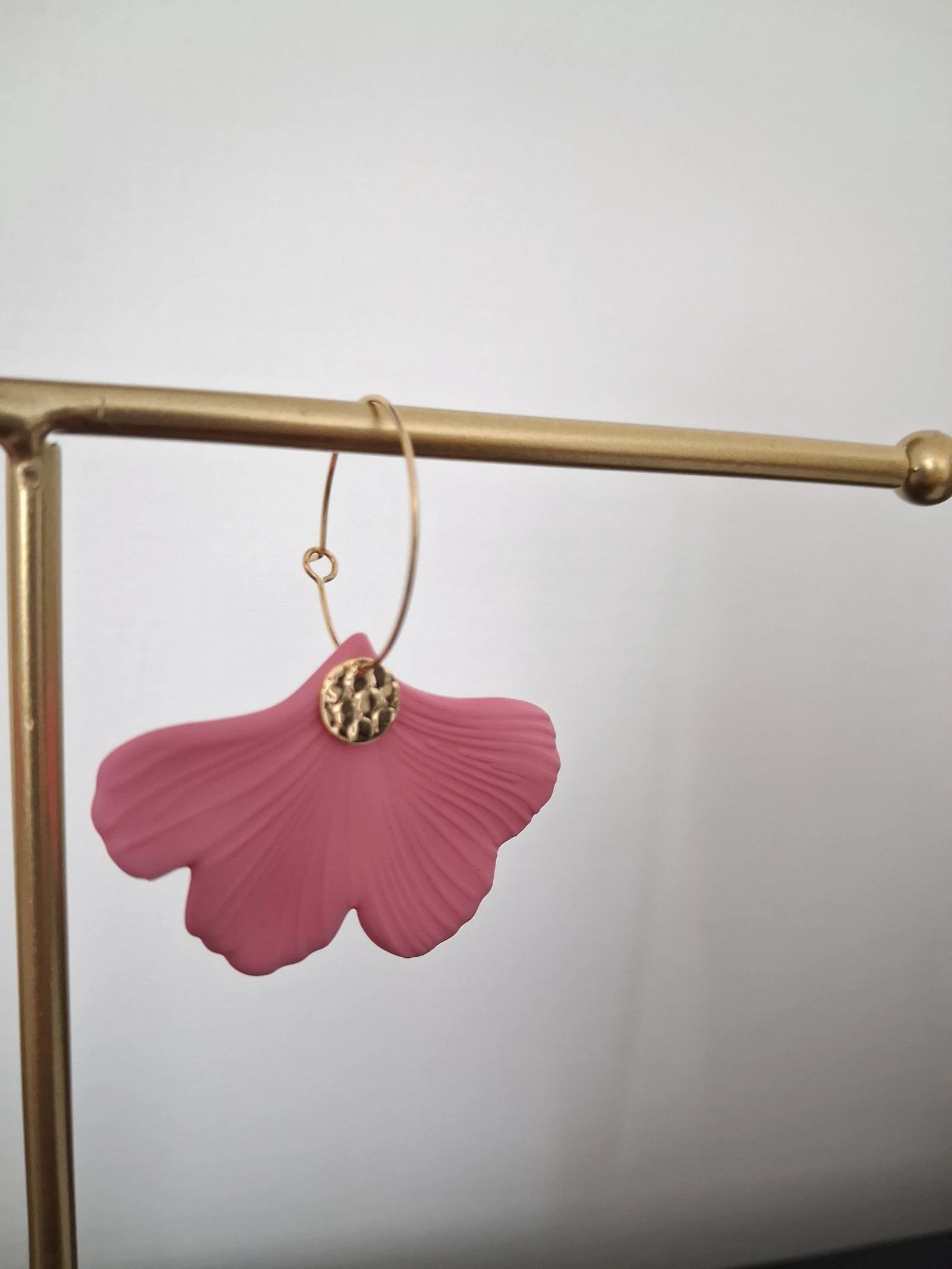 Pink earrings – photo 3